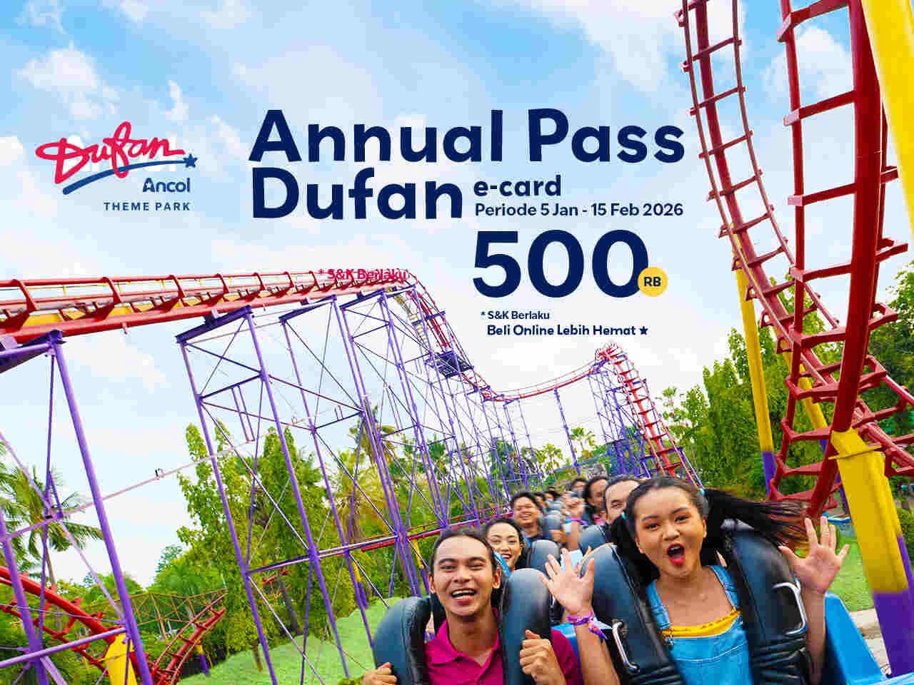 Gratis Main Setahun ke Dufan Setiap Hari! Pakai Annual Pass Cuma Rp500 Ribu aja!